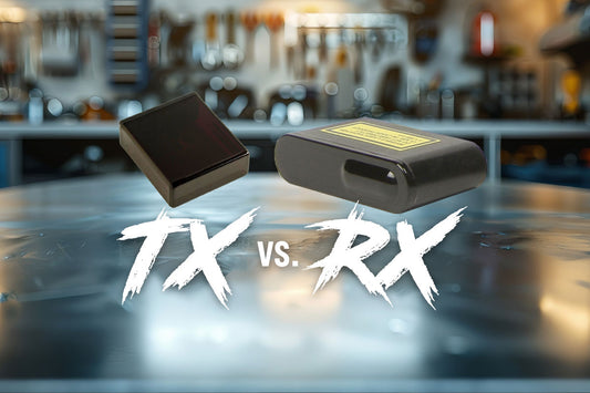 TX vs. RX Sensors.  Laser jammer sensor comparison.