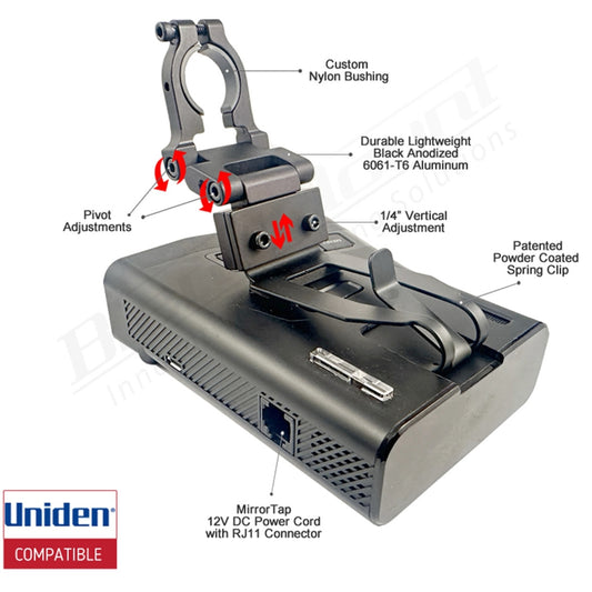 Blendmount Radar Detector Mount for Uniden R7/R8, Standard Series